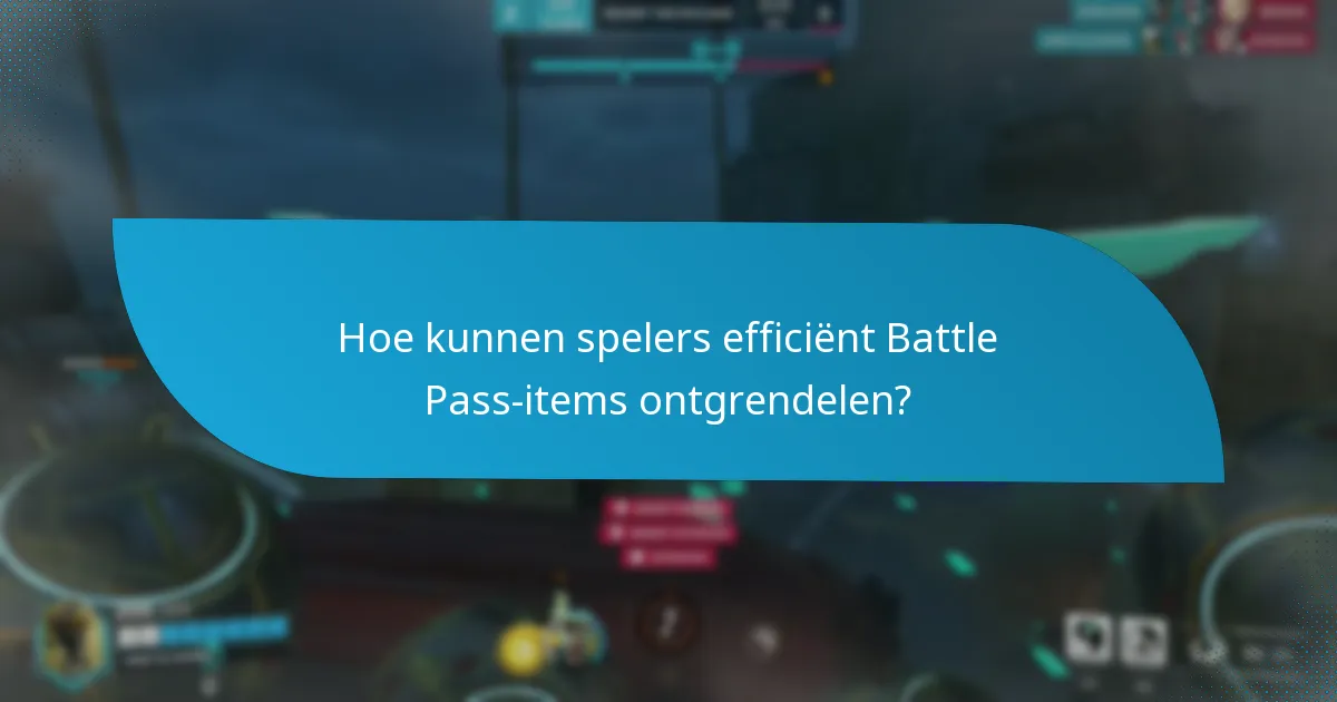 Welke soorten items kunnen worden ontgrendeld in de Battle Pass?