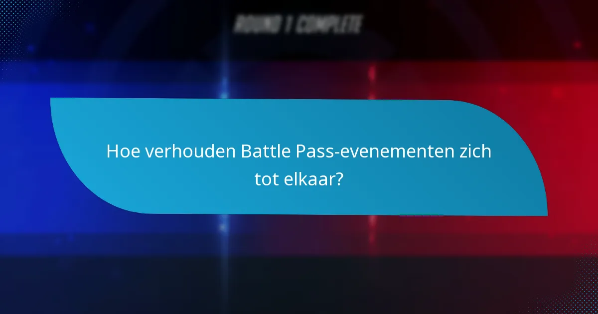Wat zijn seizoensgebonden Battle Pass-evenementen?