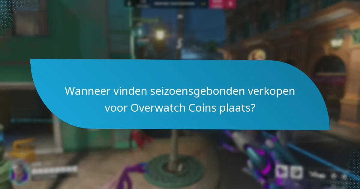Welke in-game items kunnen worden gekocht met Overwatch Coins?