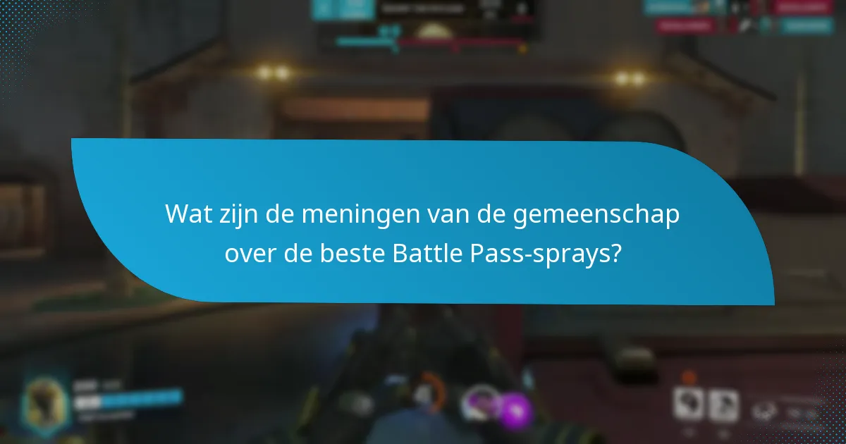 Hoe passen Battle Pass-sprays in de algehele voortgang van het spel?